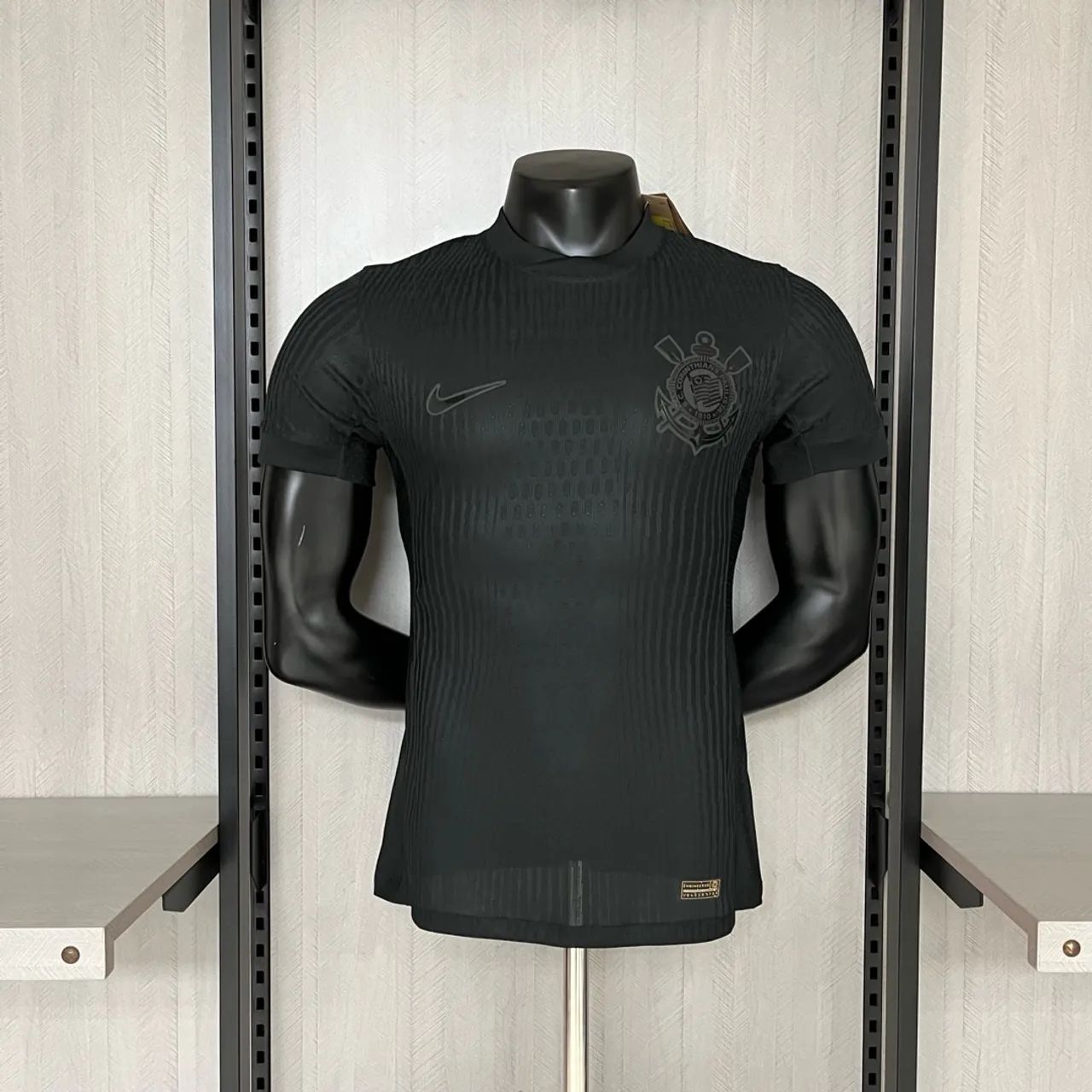 CAMISA DO CORINTHIANS All Black  - VERSÃO JOGADOR 