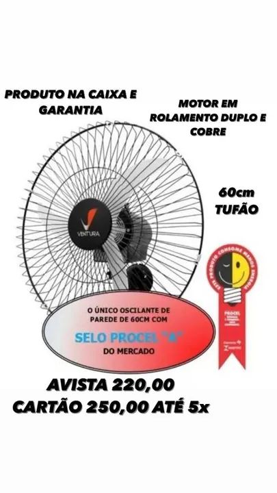 Ventilador 60cm