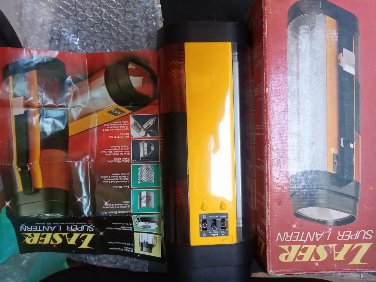 R$55 Lanterna Alarme sinalização a pilha. - Foto 4