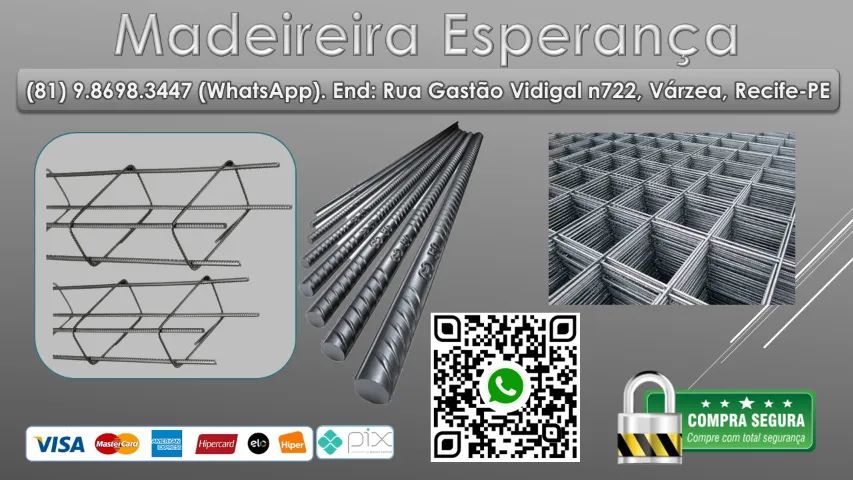 Colunas, Varão, Sapatas, Malhas, Treliças