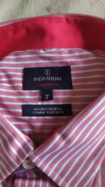 Camisa Individual (nova) XGG algodão Egípcio - Foto 2
