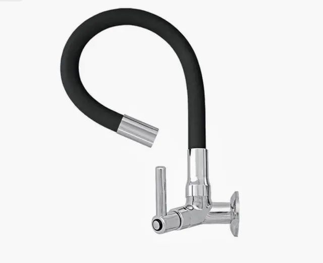 Torneira Cozinha de Parede<br><br>Flexível - Nova