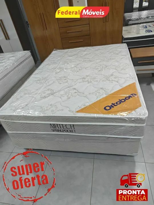 Cama Box Casal D26 Novo Pronta Entrega