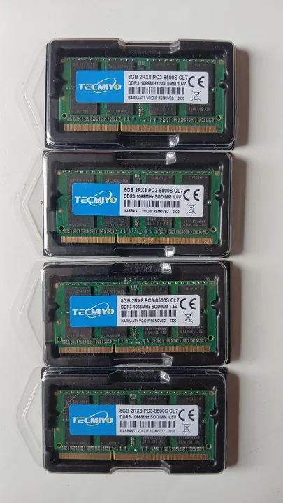 MEMÓRIA RAM DDR3 8 GB FREQUÊNCIA 1066 PRA NOTEBOOK 64739260844418122