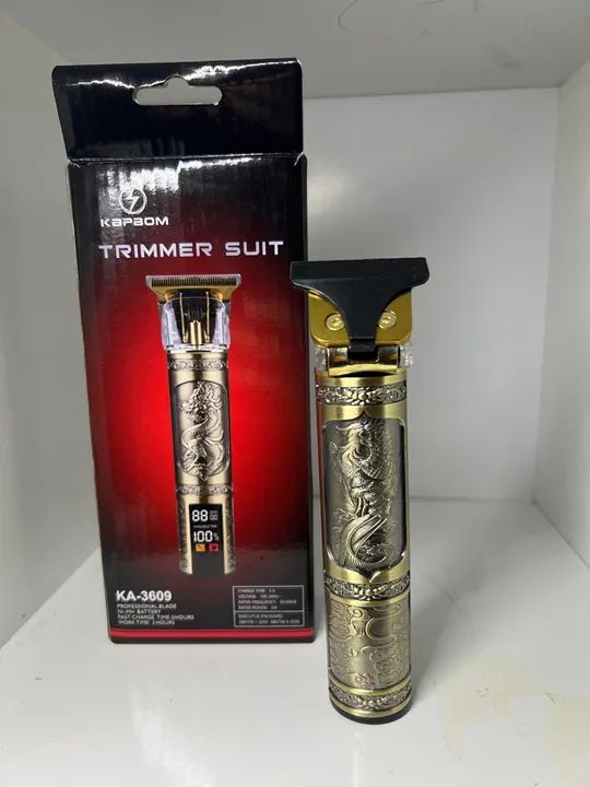 Aparador de Barba Elétrico Profissionalizante- Design Dragão - Novo - Foto 3