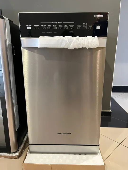 Lava-Louças 10 Serviços Brastemp Cor Inox com Ciclo Pesado - BLF10BR ? 110V