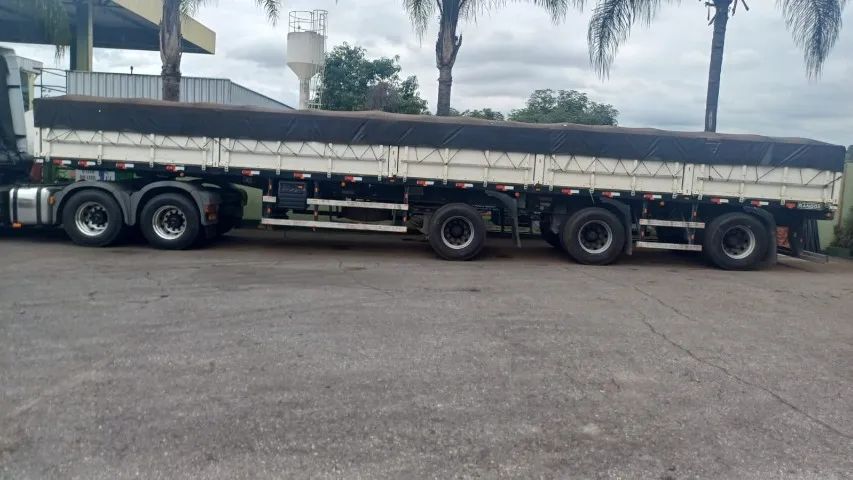 CARRETA RANDON TAMPA BAIXA, VANDERLEIA, UNICO DONO, BOBINEIRA - Foto 2