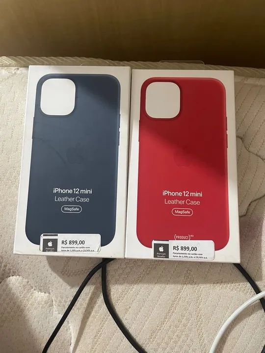 Capa original couro Apple iPhone 12 mini - Foto 3