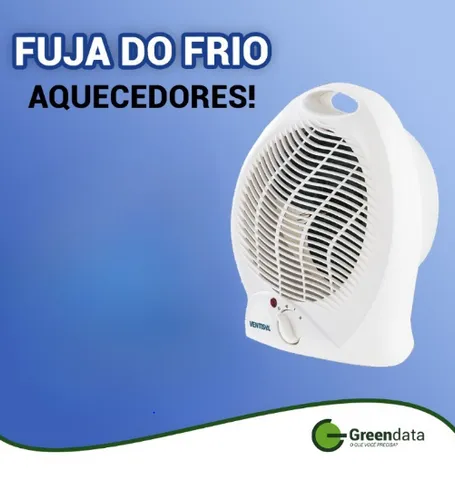 Aquecedor Elétrico A1 Portátil Branco Ventisol