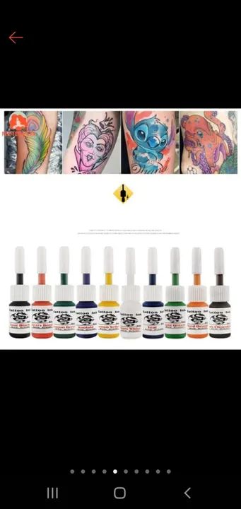 Tatoo pen com kit completo e em duas cores disponíveis - Foto 5