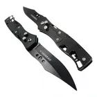 Canivete Aço Inox Anodizado Automático Rápido para Camping e Pesca - Foto 4