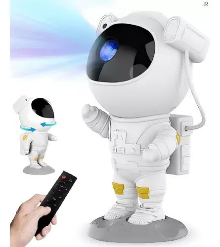 Projetor De Luz Noturna Galáxia Astronauta Luminária - Foto 5