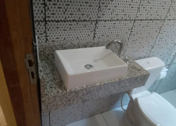 Lavatório / Pia Planejada - Granito Branco Fortaleza - Foto 4