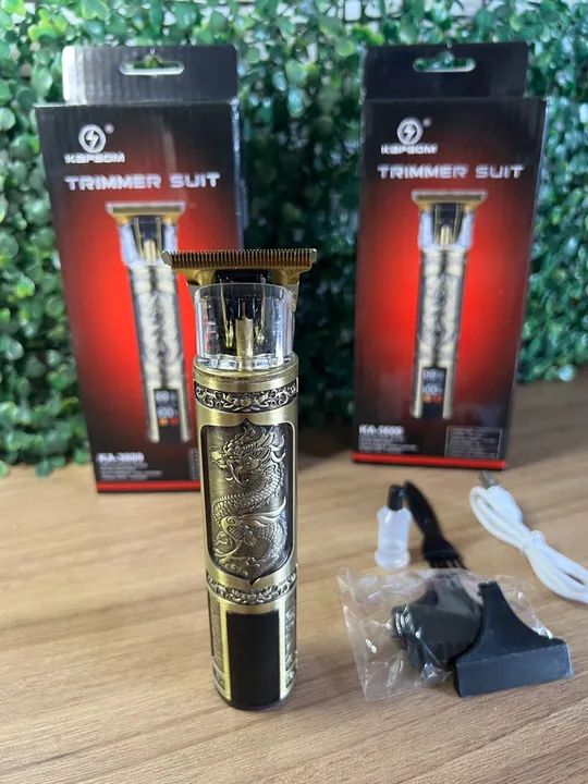 Aparador de Barba Elétrico Profissionalizante- Design Dragão - Novo