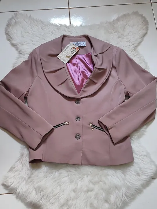 Blazer Rosa Feminino - Tamanho GG- Novo