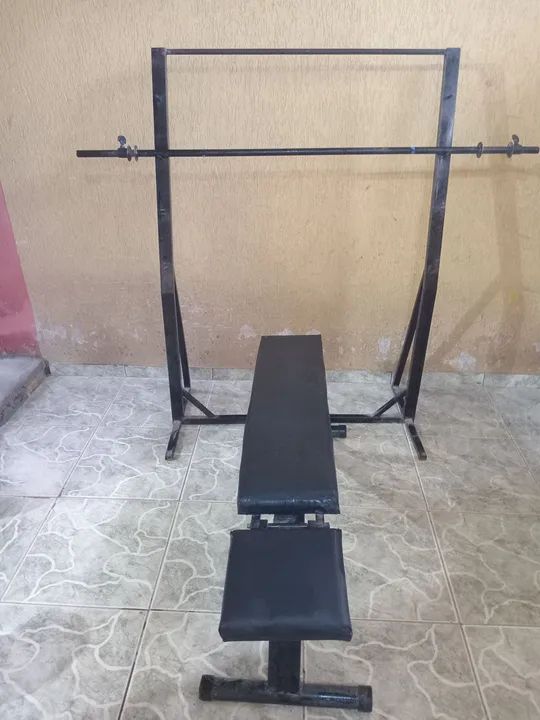 Vendo equipamentos e anilhas de academia,  treine em casa - Foto 5