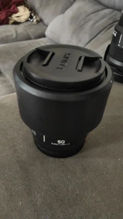 Lente LUMIX S-S50 50mm F1.8 L-Mount nova<br>R$30