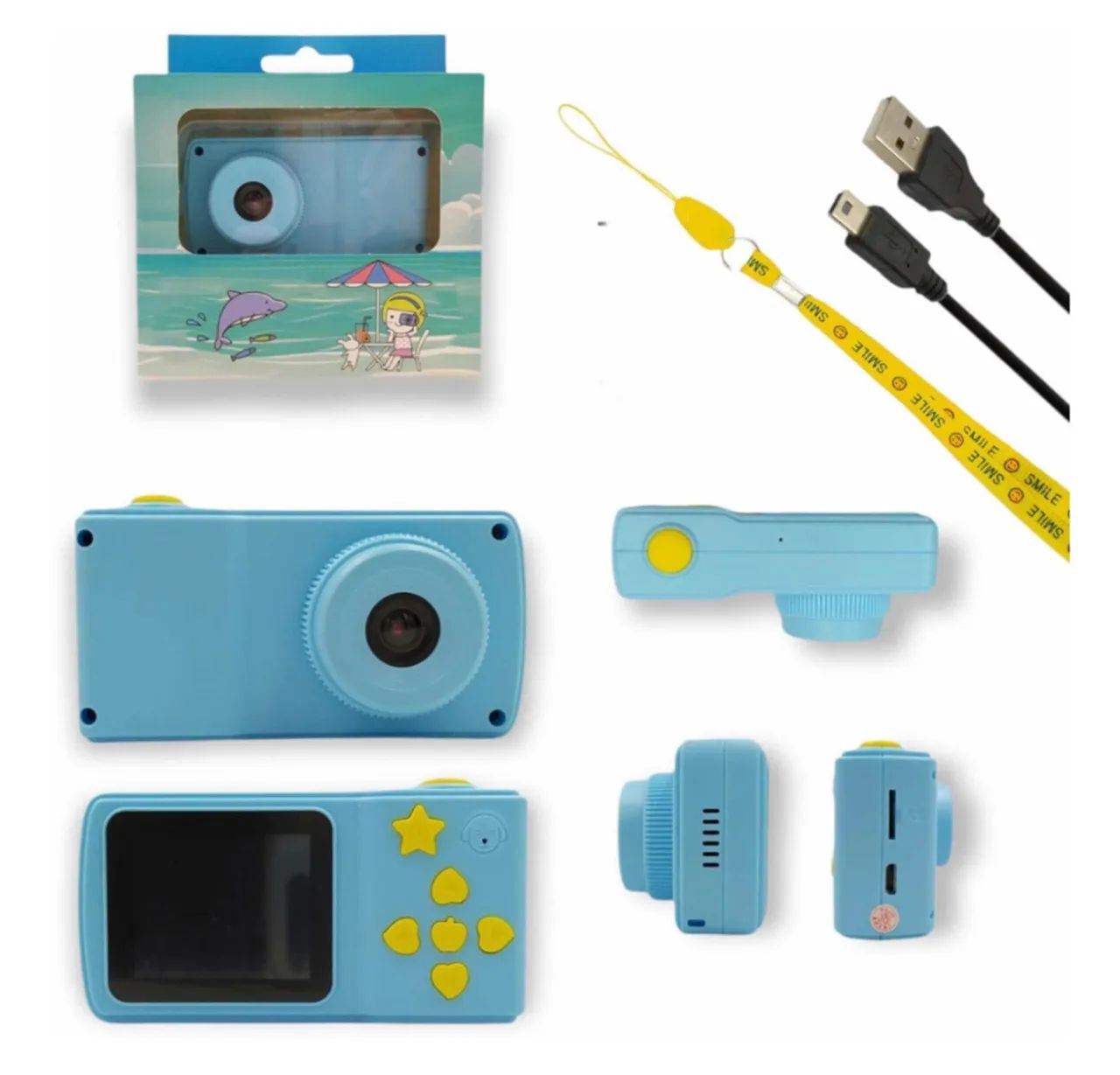 Câmera digital infantil Rosa - Foto 4