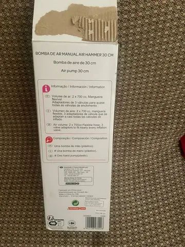 Bomba de Ar Manual OD08656 Carrefour 36Cm - Foto 5