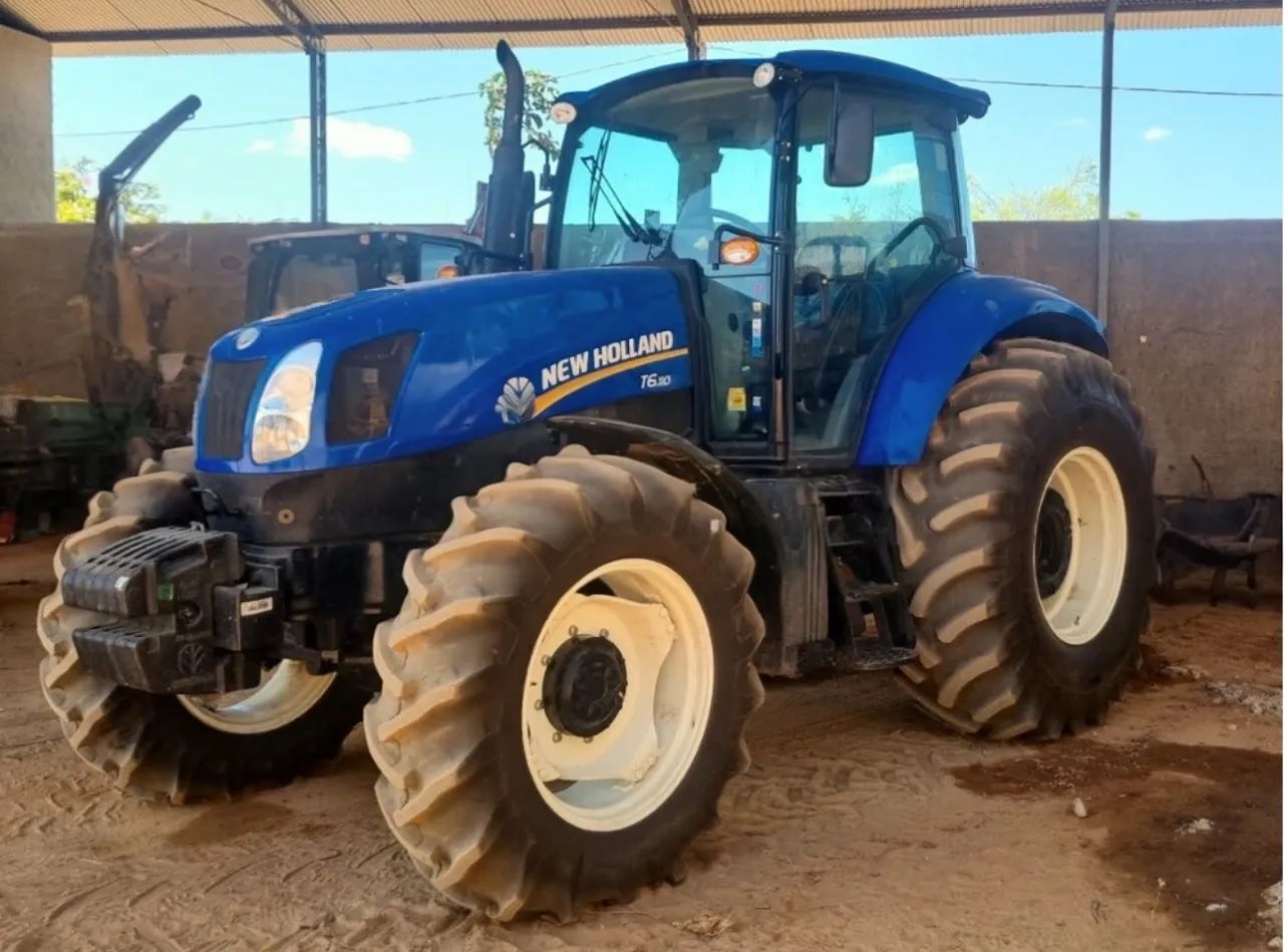 Trator New Holland T6.110 ano 2023, 4x4, com 125 horas, ar condicionado, no Maranhão 