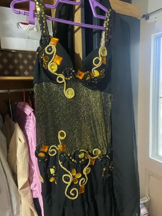 Dança do ventre, roupa com véu  - Foto 2