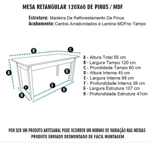 Mesa Infantil Com 6 Cadeira Madeira Educativa Para Crianças - Foto 4