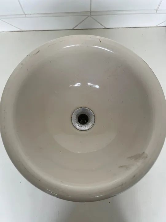 Cuba de pia areia em cerâmica