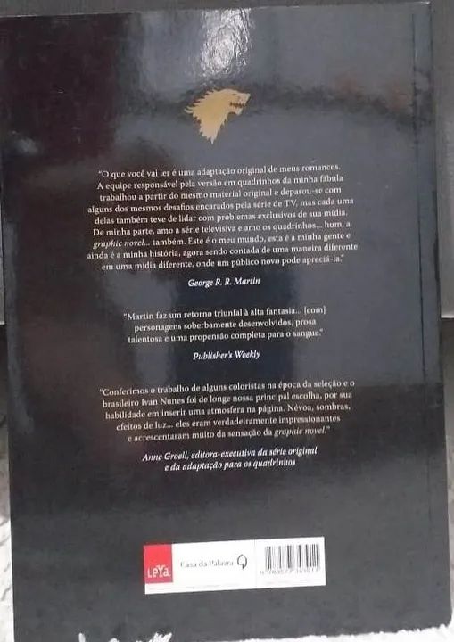A Guerra dos Tronos HQ - volume I Capa comum - Foto 2