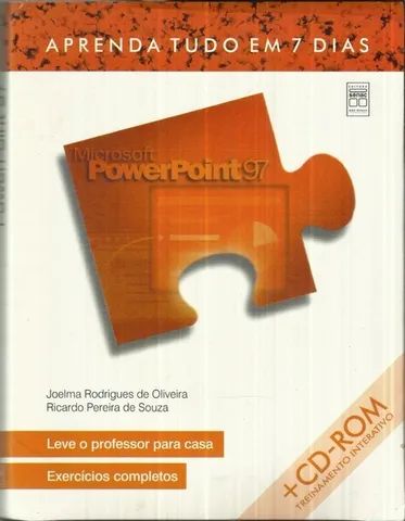 Livro Microsoft PowerPoint97 - Joelma R. de Oliveira e Ricardo P. de Souza (1998)