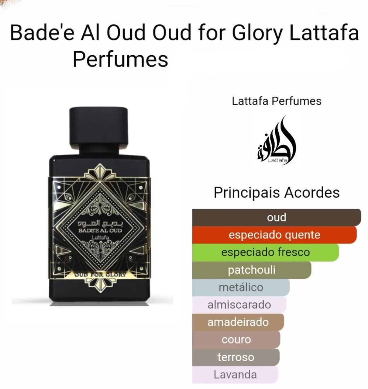 Perfume Árabe Old for Glory - 100% original- lacrados. - Foto 5
