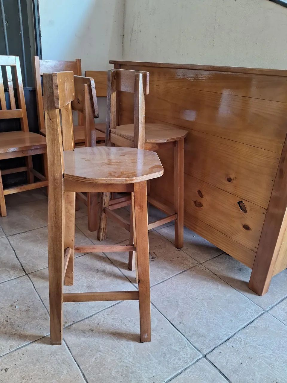 Banqueta Cadeira Banco Mesa - Foto 2