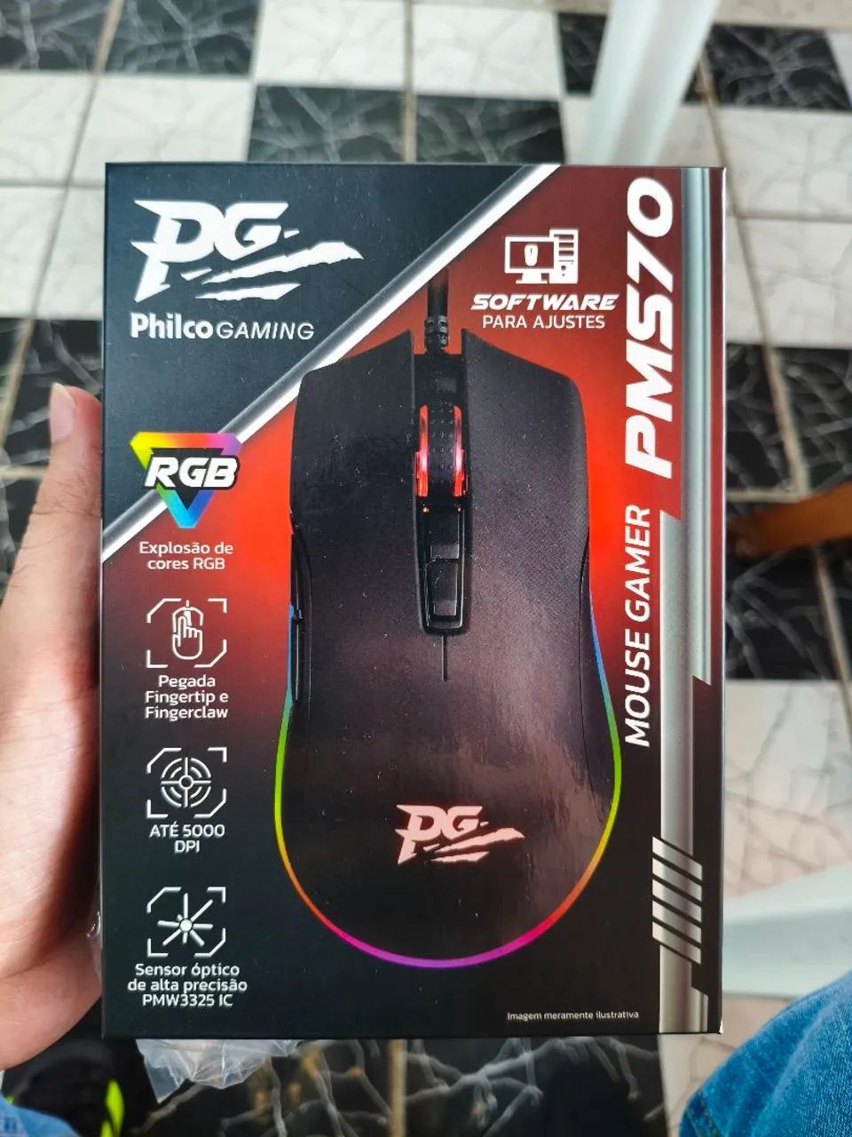 Mouse gamer PG gaming pms70 