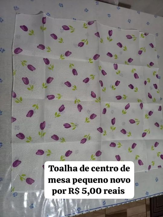 Toalhas de centro de mesa natalina nova e outras - Foto 2