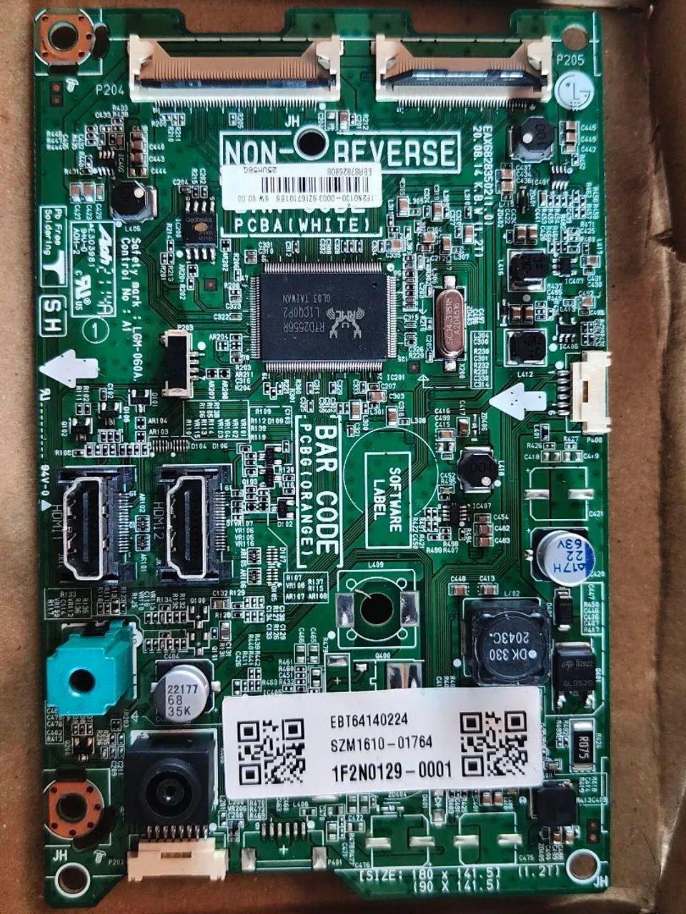 Placa principal monitor LG