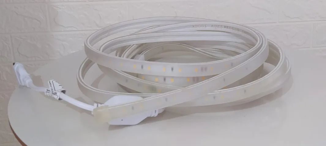 5m Fita Led 220v Branco Quente 3000k