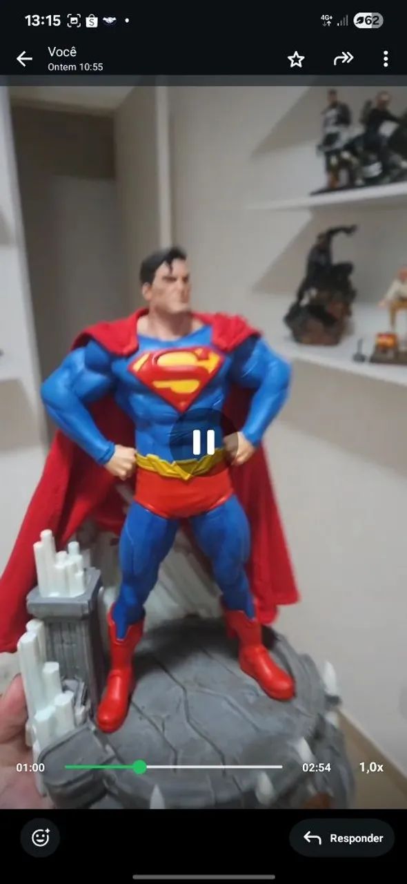 Action Figure Superman Unleashed 1/10 Iron Studios - Foto 6