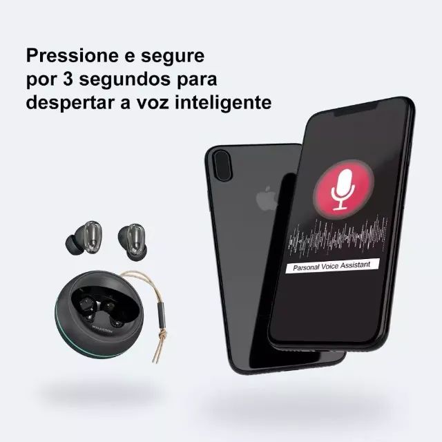Fone De Ouvido Bluetooth 5.3 Sem Fio Tws Hmaston Rs-65 - Foto 4