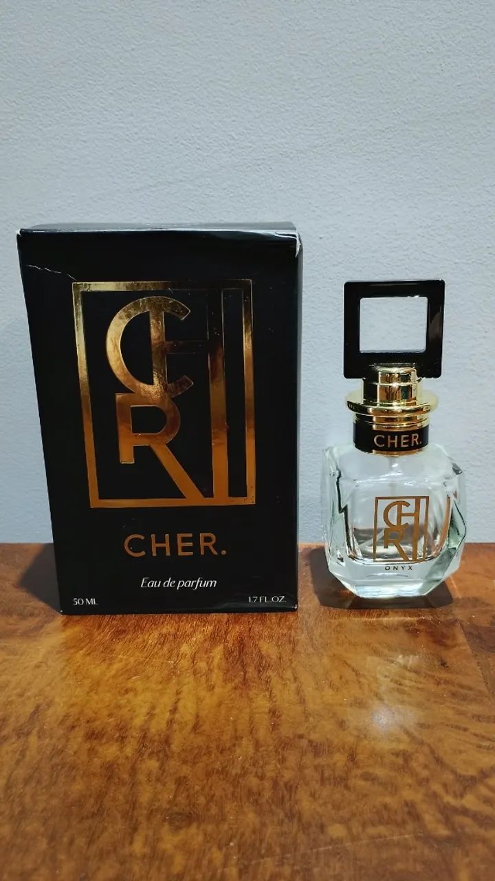 Frasco VAZIO perfume Cher Onyx 50 ml