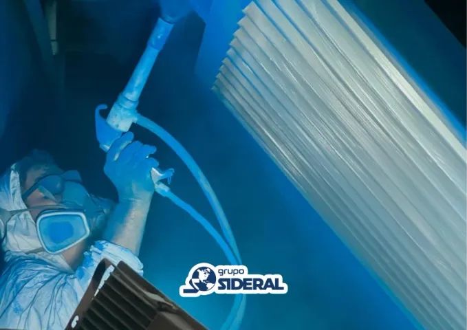 Jateamento e Pintura Eletrostática - Foto 2