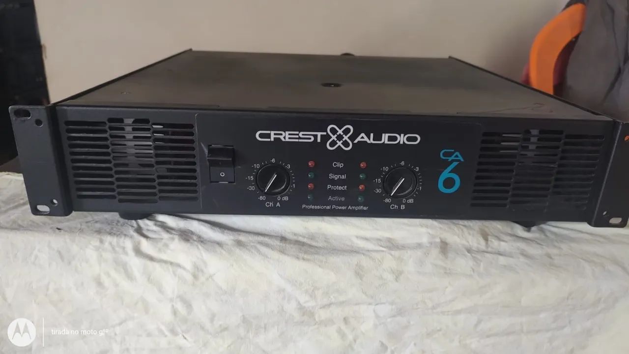 Amplificador crest áudio ca6