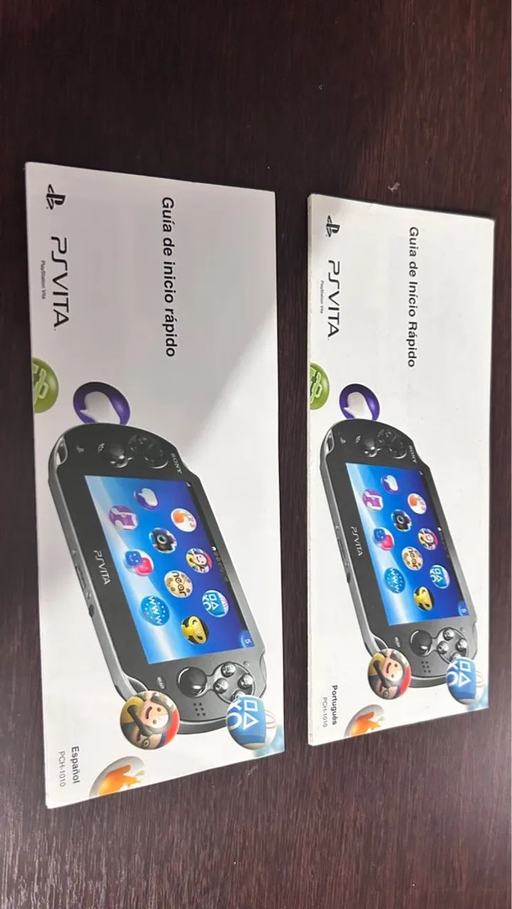 Manuais PS Vita português e espanhol (2x1)