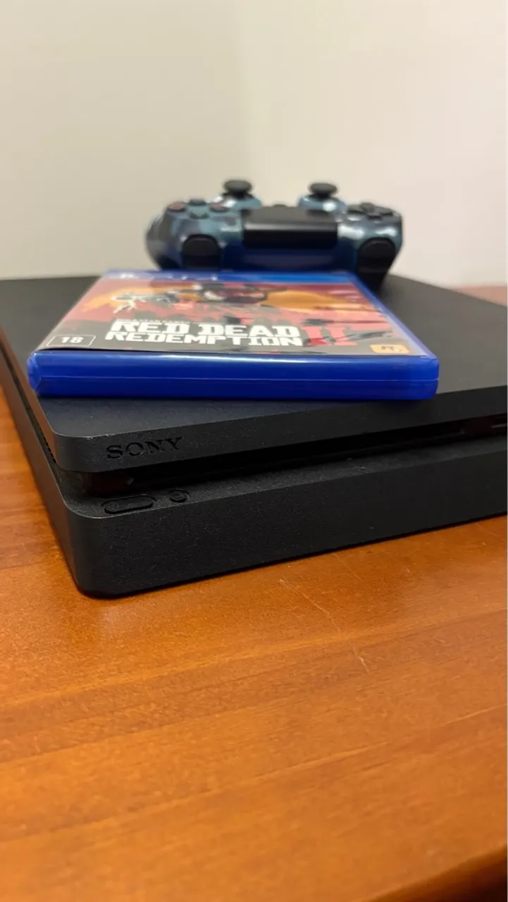Console PS4 + Jogo Red Dead Redemption 2