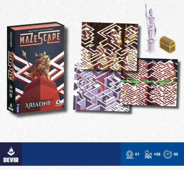 MAZESCAPE ARIADNE DEVIR JOGO DE TABULEIRO - Foto 3