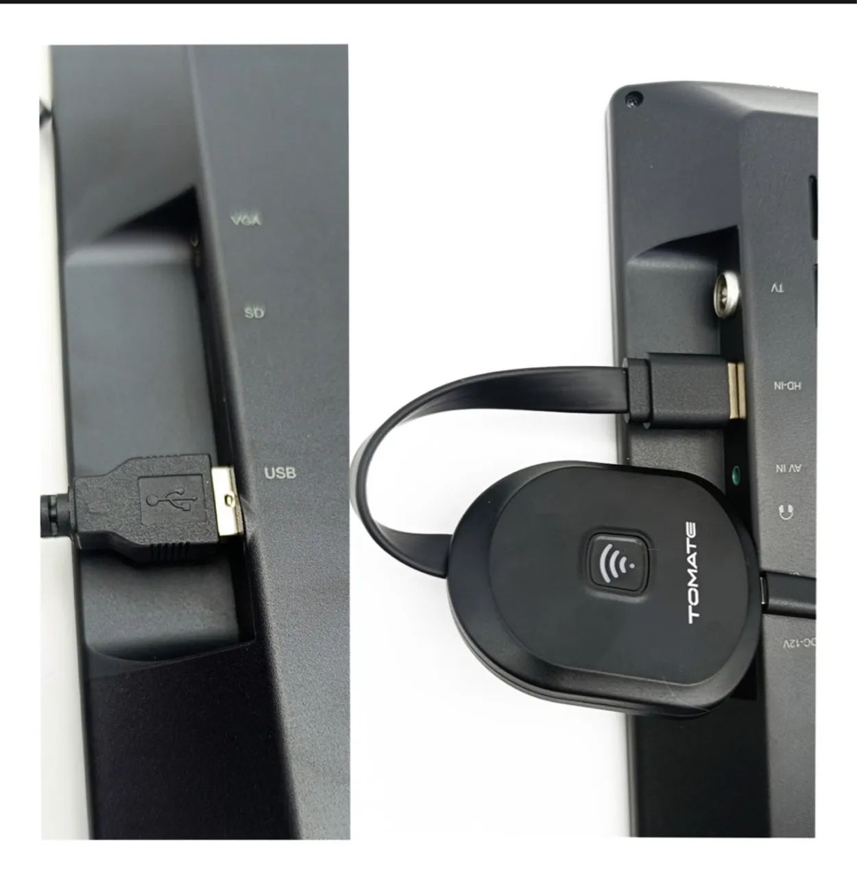 TRANSMISSOR APTADOR DE VIDEO WIRELESS PARA ESPELHAMENTO TOMATE MPD-G02  - Foto 2