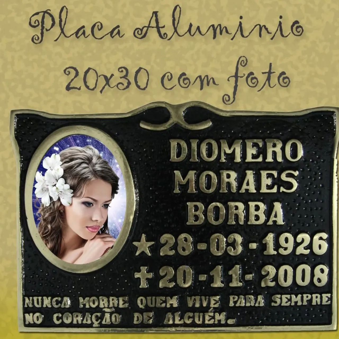 Placas póstuma 