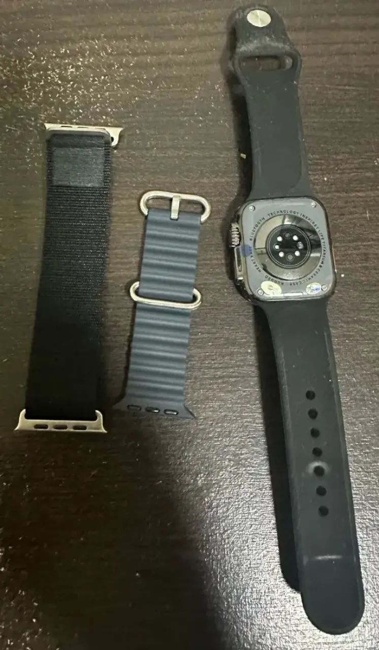 Smartwatch Ultra Mini W69 Preto (Usado) - Foto 4