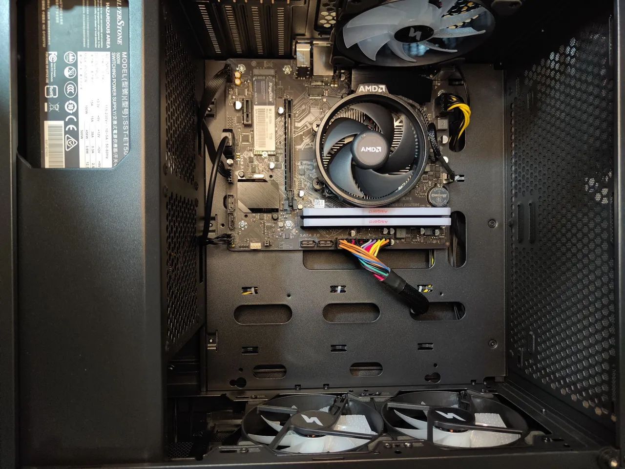 (Novo) Pc Gamer Ryzen 5 5600GT / 16Gb RGB / Nvme 1Tb - Foto 4