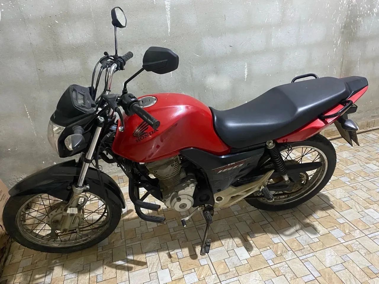 Honda CG 160  2021 vermelha