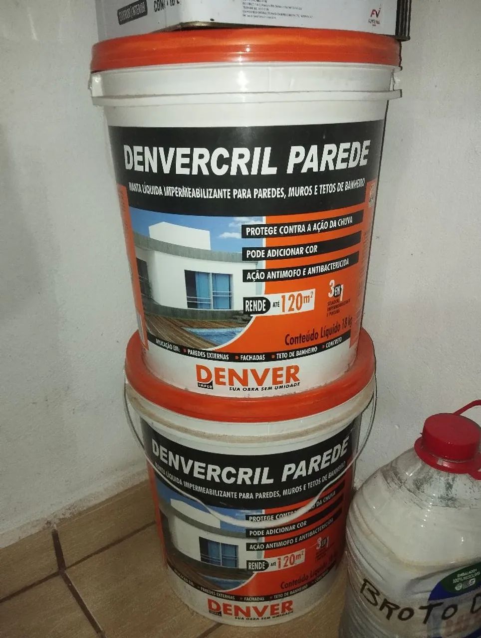 Tinta Impermeabilizante Denvercril Parede - 18 litros 