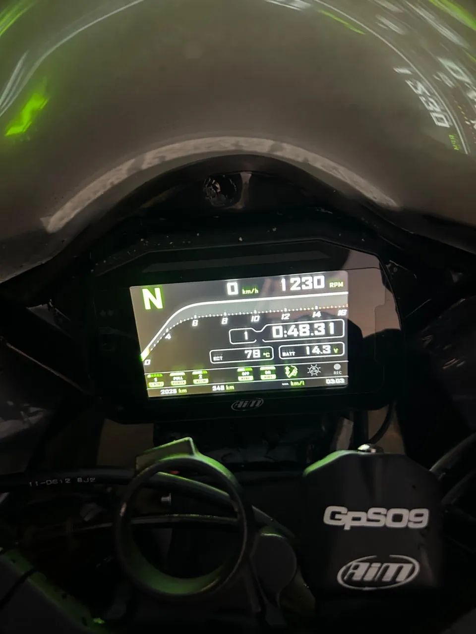 Painel Kawasaki Zx-10R AIM Dashboard - Peças para motos - Santa